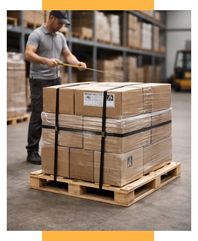 Упаковка и паллетирование грузов от 3555 р. | СетСервис-Снб