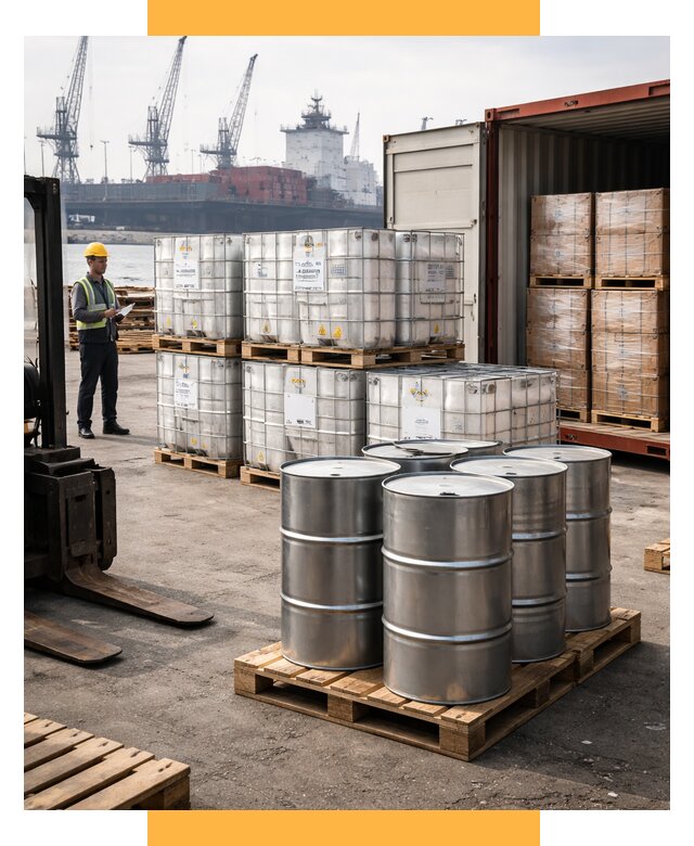 Доставка химического сырья из Индии от 253950 р. | СетСервис-Снб