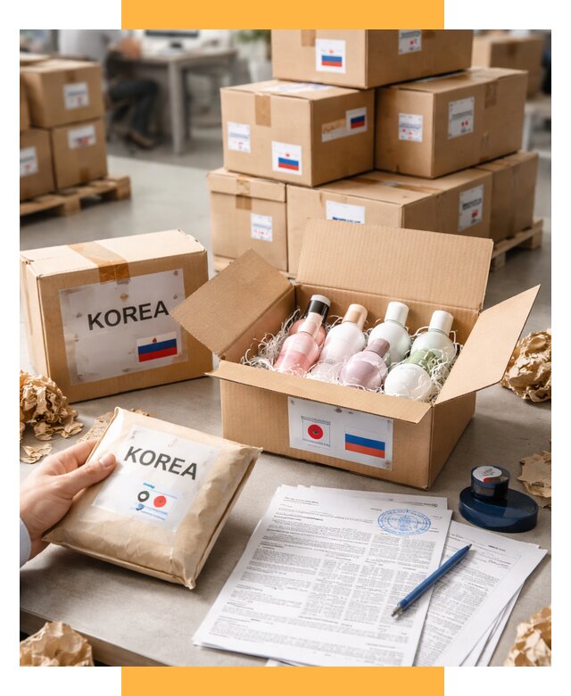 Доставка косметики из Кореи от 8634 р. под ключ | СетСервис-Снб