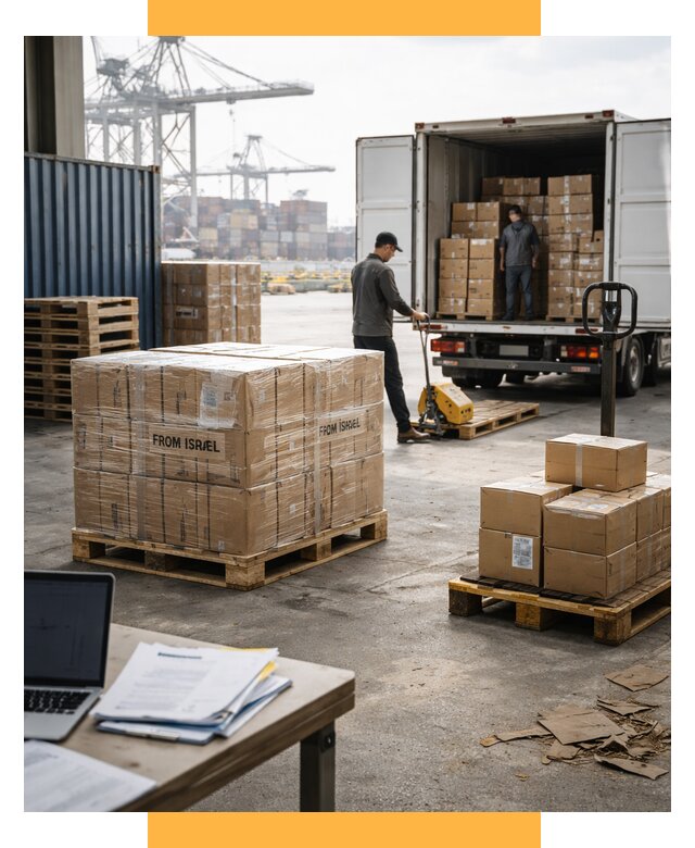 Доставка грузов из Израиля от 15237 р., логистика от СетСервис-Снб