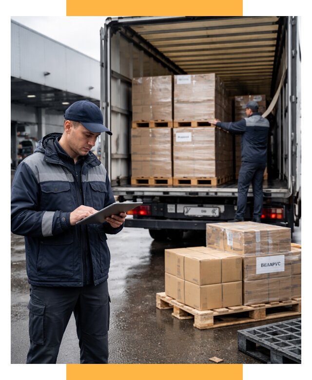 Доставка грузов из Беларуси от 15237 р. логистика СетСервис-Снб