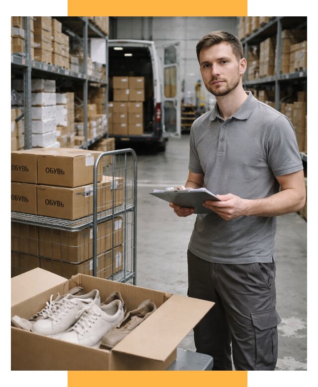 Доставка обуви из Китая и Турции от 4571 р. СетСервис-Снб