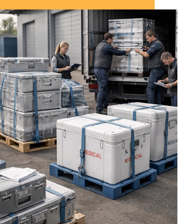 Перевозка медицинского оборудования по всему миру от 15237 руб