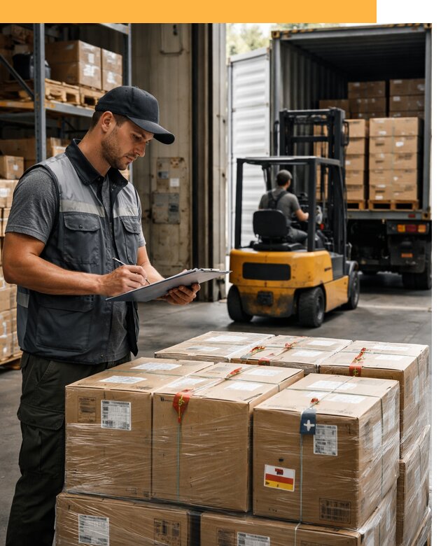 Реэкспорт товаров с таможенным оформлением и доставкой от 12190