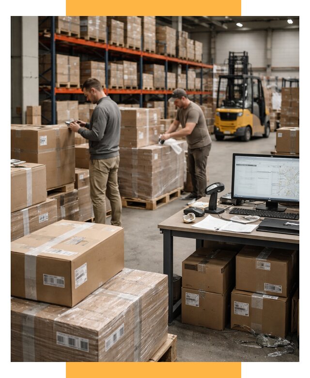 Склад консолидации в Европе от 6603 р., услуги СетСервис-Снб